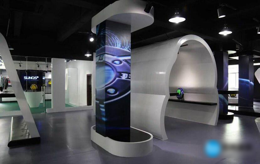 企业展示厅设计SUNQS电子运动公司